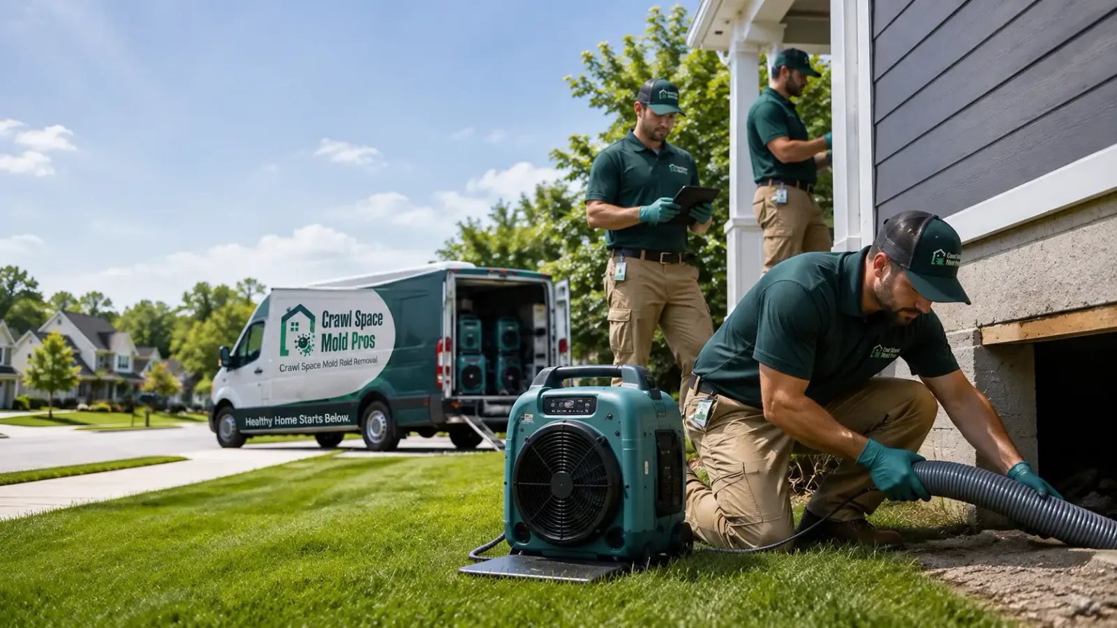 Crawl Space Mold Removal in Woonsocket, SD